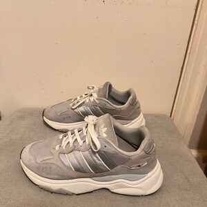 Mens Size 16 Adidas Edge Gameday Shoes Grey EG1444